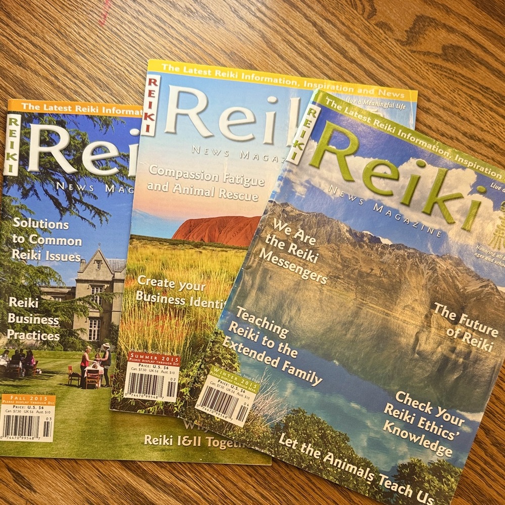 REIKI 2015 “Reiki News Magazine” - Winter, Summer & Fall editions
